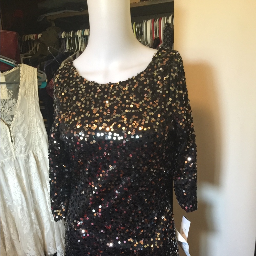 Crystal Doll Sequin Cocktail Dress Size Medium